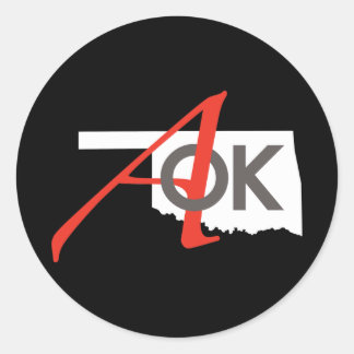 Adesivo Redondo Coloração/Estilo Variável Vinheta 2