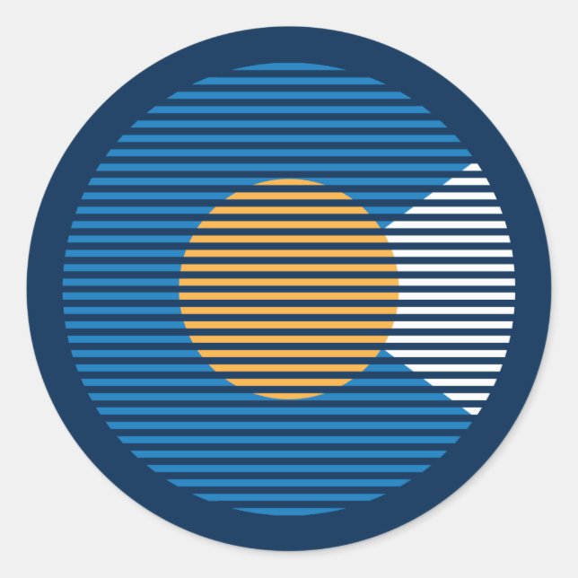 Adesivo Redondo colorado (Frente)