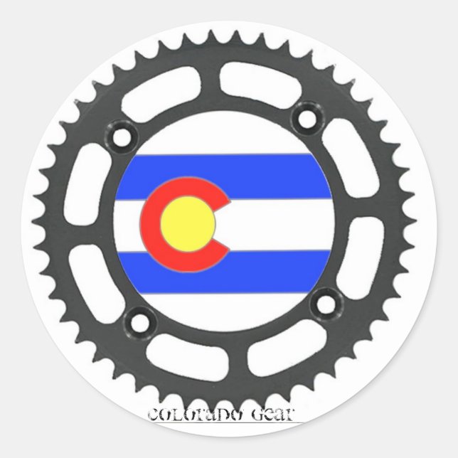 Adesivo Redondo Colorado Gear Sticker (Frente)