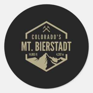 Adesivo Redondo Colorado Mt. Bierstadt