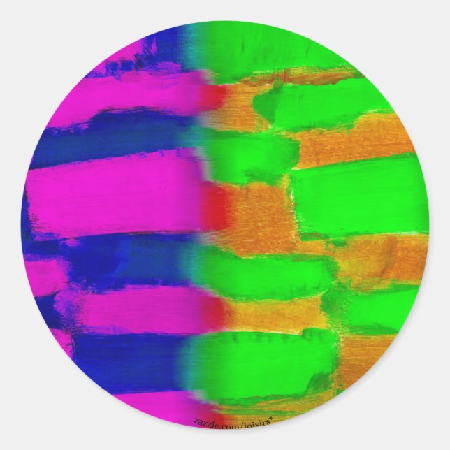 Adesivo Redondo Colorido (Frente)