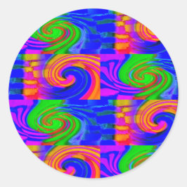 Adesivo Redondo Colorido