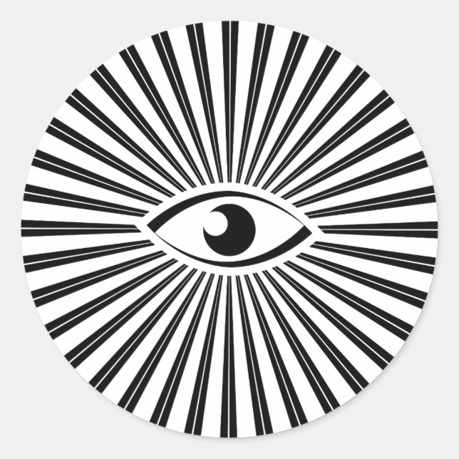 Adesivo redondo colorido (Frente)