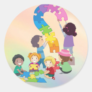 Adesivo Redondo colorido gigante