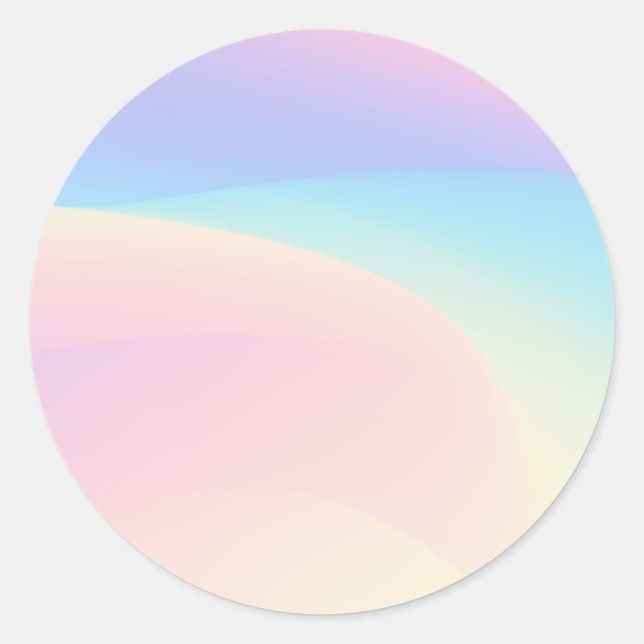 Adesivo redondo colorido rosado azul roxo colorido (Frente)