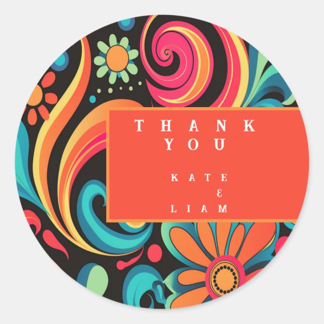 Adesivo Redondo coloridos 70 (Frente)