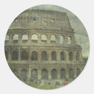 Adesivo Redondo Colosseum, Roma