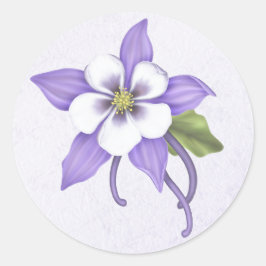 Adesivo Redondo Columbine Sticker