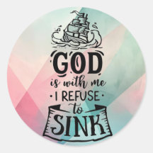 Com Deus eu me recuso a afundar