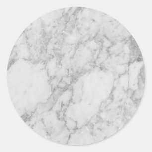 Adesivo Redondo Com Modelo de Vazio Marble da Cinza