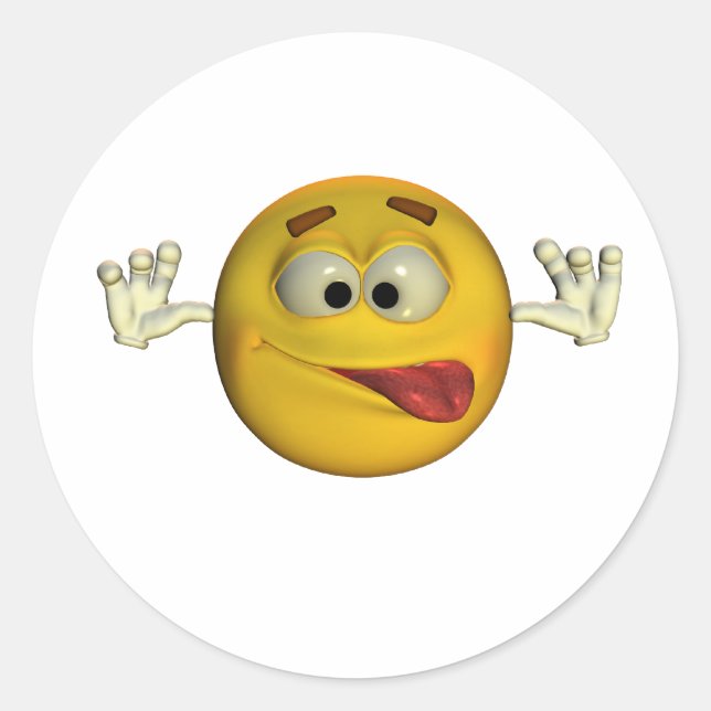 Adesivo Redondo com Tonge Out 01 (Frente)