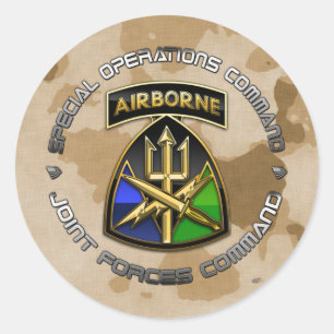 Adesivo Redondo Comando das Forças Conjuntas SOC CSIB+SSI
