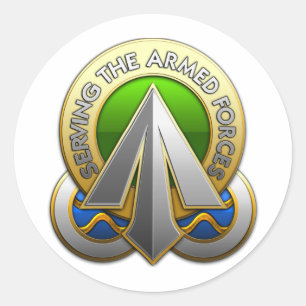 Adesivo Redondo Comando de Distribuição e Implantação de Superfíci