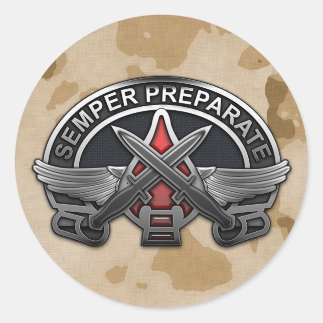 Adesivo Redondo Comando de Operações Especiais DUI (Frente)