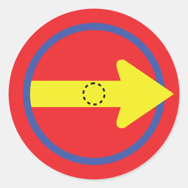 Adesivo Redondo Combate ao malabarismo (Frente)