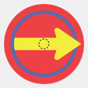 Adesivo Redondo Combate ao malabarismo