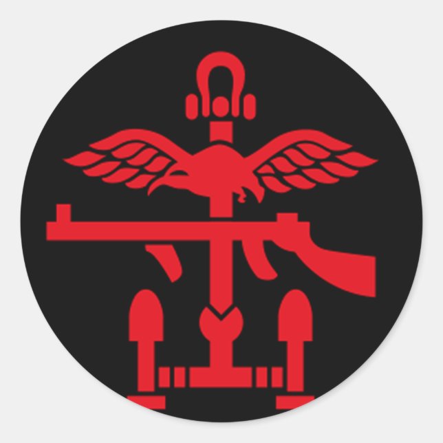 Adesivo Redondo Combined Operações (Frente)
