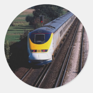 Adesivo Redondo Comboio de passageiros Eurostar