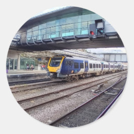 Adesivo Redondo Comboio, estação de Sheffield