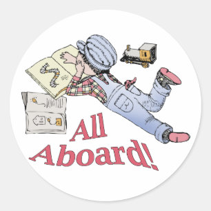 Adesivo Redondo Comboio Fanático