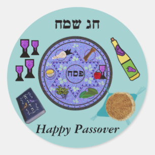 Adesivo Redondo Comemore o Passover