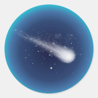 Adesivo Redondo Cometa