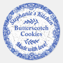 Comida bonito Blue Willow Personalizado de Mercado