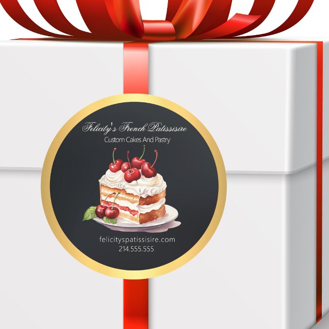 Adesivo Redondo Comida de tendências/Marketing relacionado a produ (Criador carregado)