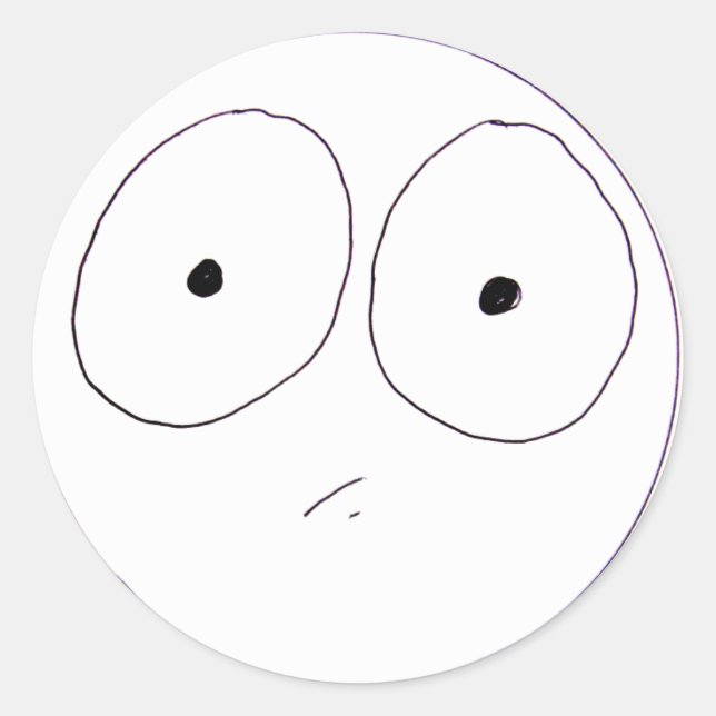 Adesivo Redondo Comique Face (Frente)