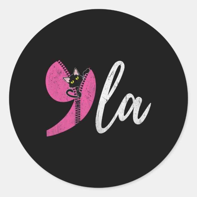 Adesivo Redondo Comma La Kamala Harris 2024 Política Presidencial (Frente)