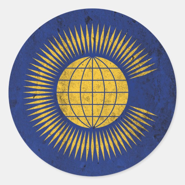 Adesivo Redondo Commonwealth (Frente)