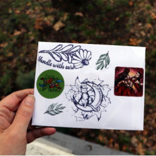 Adesivo Redondo Como Acima, Abaixo Da Lua Tripla