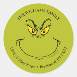 Adesivo Redondo Como Grpolegadas Roubou Rosto de Natal - Endereço