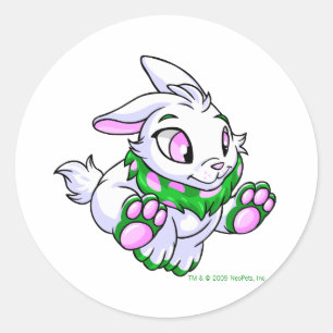 Adesivo Redondo Competindo Cybunny verde
