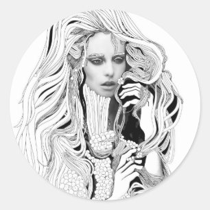 Adesivo Redondo Complicação do quantum