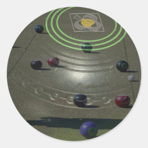 Adesivo Redondo Composição De Camadas De Camas De Camadas,