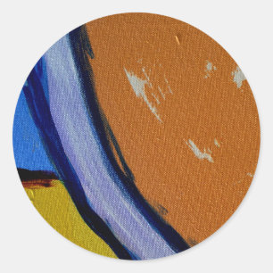 Adesivo Redondo Composição nº 1A por Michael Moffa