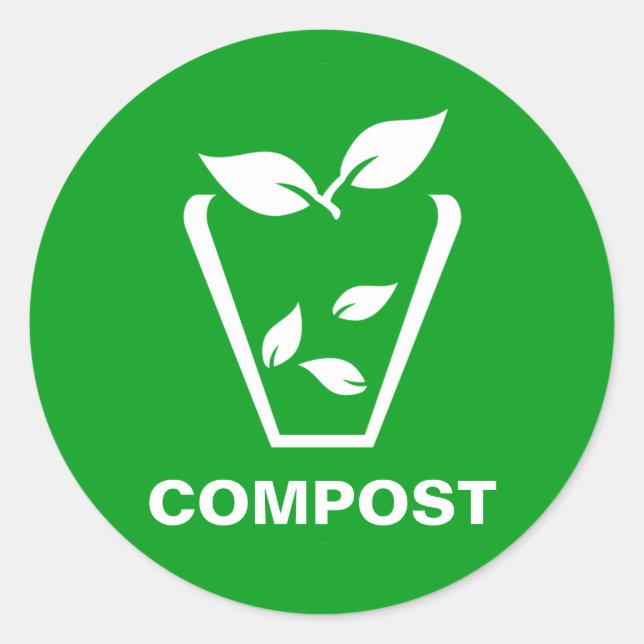ADESIVO REDONDO COMPOST STICKER (Frente)