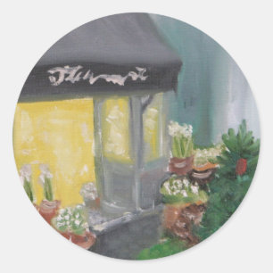 Adesivo Redondo Compra de Paris pela luz de vela