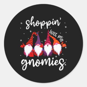 Adesivo Redondo Comprando Com Meus Gnomos Gnomos Gnomos Gnomos Gno