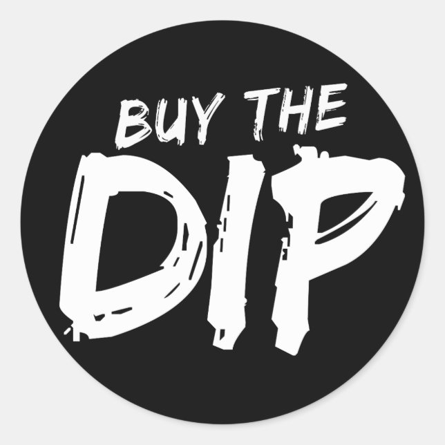 Adesivo Redondo Comprar do Impressão branco da ponta (Frente)