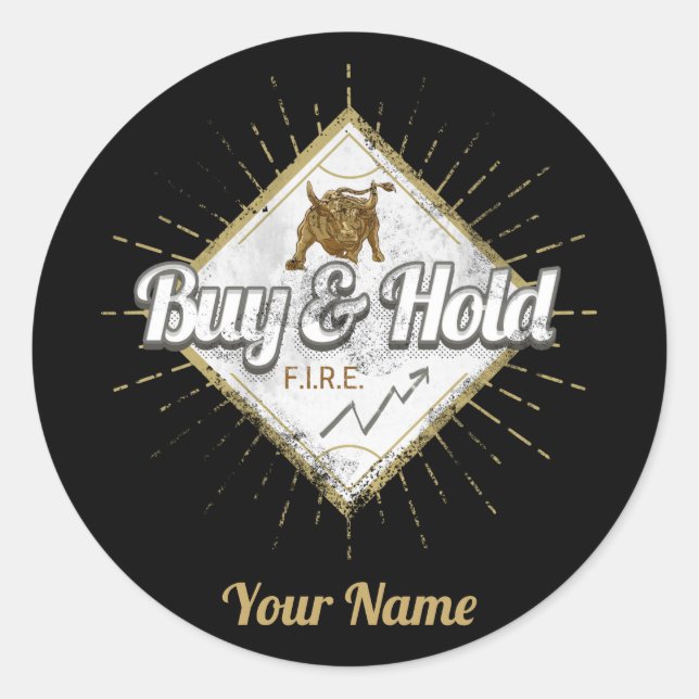 Adesivo Redondo Comprar E Detenção Da Bull Titular Da Autorização  (Frente)