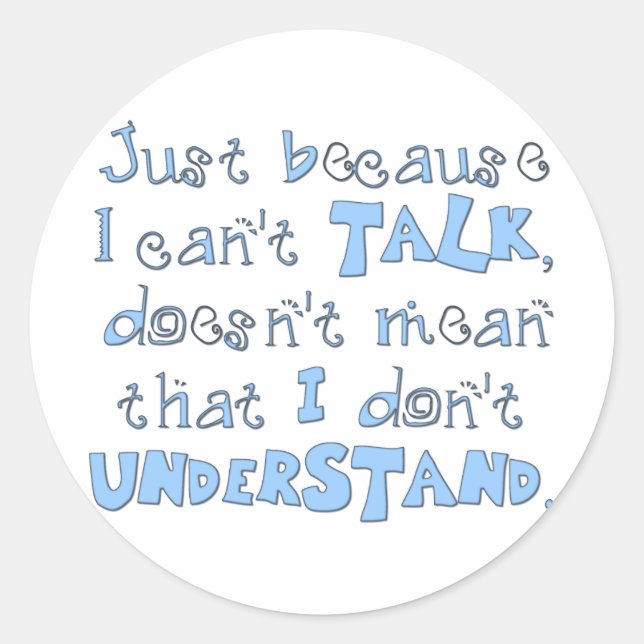 Adesivo Redondo Compreender (Frente)