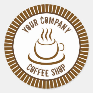 Adesivo Redondo Compro Café