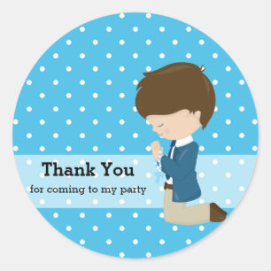 Adesivo Redondo Comunhão santamente