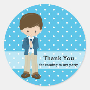 Adesivo Redondo Comunhão santamente