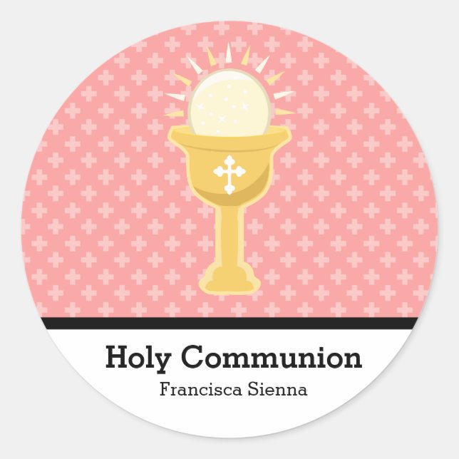 Adesivo Redondo Comunidade Santa (Frente)