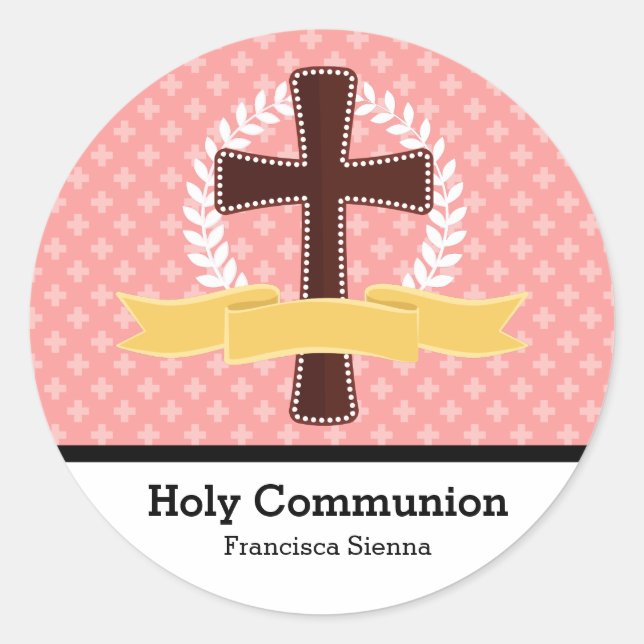 Adesivo Redondo Comunidade Santa (Frente)