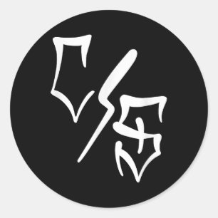 Adesivo Redondo Con Safos Tattoo Grafite Chicano Art Mexicano Amer