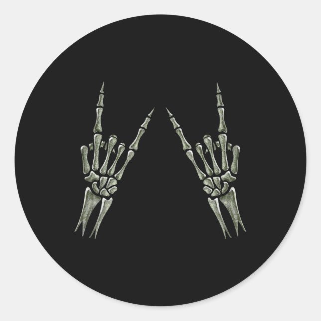 Adesivo Redondo Concertos do Rock On Star Buddy para Mulheres (Frente)